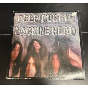 Deep Purple Machine Head Vinyl Record LP 1972 Warner BS2607 VG/F
